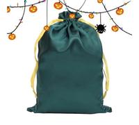 Pochette à Cordon Rangement de Bijoux Doux Sans Rayures | Pochette Rangement Accessoires avec Cordon pour Anniversaire Mariage Halloween Nouvel An Maison Extérieur Snacks