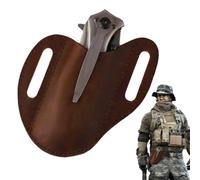 Pochette à couteaux pliable pour ceinture en cuir pour homme | Étui pochette fait main avec clip ceinture pour couteaux pliants, la plupart des modèles de poche, Civivi, Kershaw, Homme