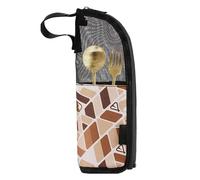Pochette à Couverts Camping,Sac de Transport Couverts de Camping | Sac de rangement pour couverts - Étui de rangement, organisateur de couverts, porte-ustensiles pour Camping en plein air, randonnée,