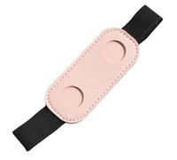 Pochette à crayons en cuir synthétique avec bande élastique pour classeurs, carnets, journaux, rose 1