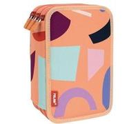 Milan Filled Triple Decker Fun Animals Special Series Pencil Case Orange Homme