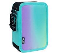 Pochette à crayons triple Milan Sunset 49 Pièces Vert 19,5 x 13 x 7,5 cm Vert G