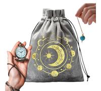 Pochette À Dés - Sac De Rangement Portable Rune Souple, Porte-dés Avec Cordon De Serrage En Velours Pour Une Organisation Sécurisée Et Un Transport Facile | Pochette De Rangement Polyvalente Pour Bijo