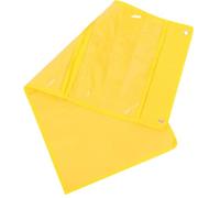 Pochette à Dessin pour Garçon et Filles, Format A4, Plastique Jaune | Organisation des Œuvres, Transport Facile, Design Simple et Texture Fine, Usage Scolaire pour Élèves et Enseignants