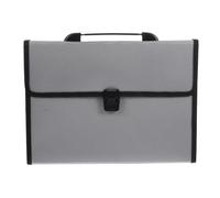 Pochette à Documents A4 Accordéon Multicouche en ABS Poignée | Buckle Intégré, Anti-déformation, pour Relevés et Factures, Bureau, Réunions, Élèves, Professeurs