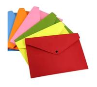 Pochette à Documents En Feutre 10 pièces/enveloppes en feutre personnalisables avec bouton-pression for un design personnalisé(Black,23x31cm)