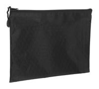 Pochette à Documents Noire Oxford, Pochette Tissus Zippée Grosse | Pochette Zippée pour Documents, Pochette Bureau Légère, Rangement Maison et Paquet, Vue Rapide
