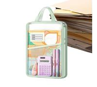 Pochette à documents,Pochette de classement A4 réutilisable portable en L - Sac à fermeture éclair avec grande ouverture en L | Pour école, jeux, puzzles, voyages, maison, devoirs, projets, courrier