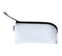 Pochette à fermeture à zip - HERMA - Mesh Bags - 230x110mm - Noir - Souple et transparente