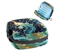 Pochette à fermeture éclair pour tasse menstruelle, sacs de rangement pour serviettes hygiéniques, Sea Slug-904 doux pour tampons, porte-monnaie pour filles et femmes