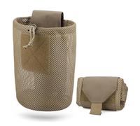 Pochette à fourrage Pochette extérieure enroulable avec cordon de serrage for magazines, sac banane utilitaire pliable en maille for le sport pour Randonnée en Plein Air Camping Chasse(Color:3)