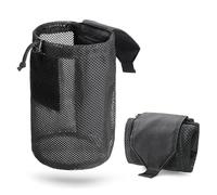 Pochette à fourrage Pochette extérieure enroulable avec cordon de serrage for magazines, sac banane utilitaire pliable en maille for le sport pour Randonnée en Plein Air Camping Chasse(Color:1)