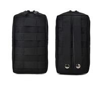 Pochette à fourrage Sac de Camping en Tissu Oxford for Voyage en Plein air pour Randonnée en Plein Air Camping Chasse(Black)