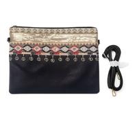 Pochette à Maquillage - Fait Main - Noir - Simili cuir - Imperméable - Multifonctionnelle