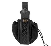 Pochette À Monnaie en Cuir, Pochette À Cordon en Cuir | Sac À Monnaie Portable | Petit Sac À Monnaie en Cuir avec Cordon, Sac Ceinture Vintage pour La Vie Quotidienne Et Le Cosplay