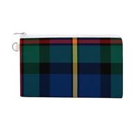 Pochette à monnaie en toile simple, motif tartan Clan MacLeod de Skye, form