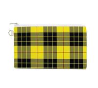 Pochette à monnaie simple en toile tartan Clan MacLeod de Lewis, format com