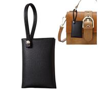 Pochette À Mouchoirs De Poche, Cuir PU Souple, 12x8x2cm | Mallette De Rangement Compacte Et Portable Pour Serviettes De Voyage 34 G - Ce Mini Accessoire Élégant Garde Les Mouchoirs Facilement À Portée