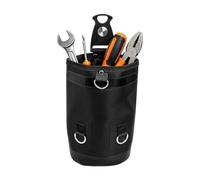 Pochette à outils avec clip ceinture anti-crevaison | Sac ceinture à outils de charpentier pour électriciens, techniciens, mécaniciens, plombiers, jardiniers, menuisiers, ateliers