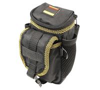 Pochette à outils avec clip de ceinture - Pochette utilitaire pour ceinture à outils, petit organisateur de rangement, sac banane en tissu Oxford pour charpentier, construction, technicien