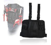 Pochette à Outils Ceinture, Sac à Outils Jambes, Ceinture Porte Outil Electricien, avec Clip, Multifonctionnel, Portable, pour Automobile, Artisan, Charpentier (Noir)