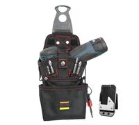 Pochette à outils de ceinture | Sac de rangement magnétique | Porte-perceuse électrique robuste pour vis - Organiseur d'électricien anti-rayures pour chantier de construction
