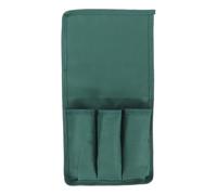 Pochette à Outils de Jardin pour Genouillère, Poches Multiples, Verte | Toile Oxford Résistante, Fixation Latérale sur Siège Agenouilloir, Rangement Pratique pour Pinces et Râteaux Manuels