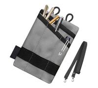 Pochette à Outils de Poche Pochette Portable à Fermeture Éclair avec | Organisateur de Poche pour Accessoires Pour Hommes, Espèces, Carte, Pièce, Clé, Stylo, Lampe Torche, Petit Gris clair