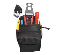 Pochette à outils de taille, sac banane utilitaire pour ceinture utilitaire, étanche, robuste, réglable, pour réparation, travaux électriques, usage professionnel, entretien de jardin, construction