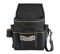 Pochette à outils d'électricien avec 18 poches compacte résistante à l'eau pour outils, marteau, clé, tournevis (A)