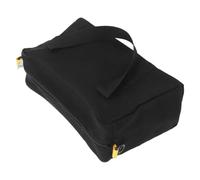 Pochette à Outils D'électricien Zippée en Toile, Grosse Capacité | Portable, Noire, Usage Chantier et Réparations Mobiles, Rangement Multifonction, Solide et Solide