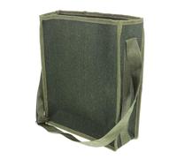 Pochette à Outils en Toile Verte, Organisateur Résistant pour | Format Seau, Portage sans Mains, Rangement pour Accessoires et Fixations, Usage Chantier ou Maison