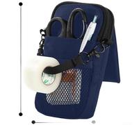 Pochette à outils magnétique légère de 16,5 cm (bleu marine)