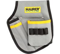 Pochette à outils pour ceinture avec 3 poches et 4 élastiques. Porte-outils d'électricien avec plusieurs poches