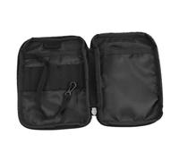 Pochette à outils - Sac banane de 19 cm | Sac en nylon durable - Pochette utilitaire polyvalente avec matériau imperméable 1000D, fermetures éclair SBS et poignées en paracorde pour le camping., Noir