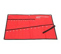 Pochette à Outils Suspendue 25 Emplacements en Tissu Oxford Rouge