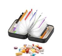 Pochette À Pilules - 14 Sacs À Médicaments Imperméables À Code Couleur | Sac À Pilules, Médicaments De Voyage Réutilisables | Organisateur Hebdomadaire Pour Femmes Et Hommes, Supplément D'huiles De Po