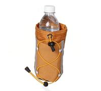 Pochette à sangle pour sac à dos - Porte-bouteille d'eau en tissu à carreaux | Sac de transport de bouteilles d'eau étanche, poche pour téléphone conviviale, porte-bouteilles monté inaperçu à fixation