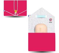 Pochette à Savon Solide - JaMoonLBV Jml® Fabrication Française - Étui de Transport de Voyage pour Shampooing Solide, Porte-Savon - Sac à Savon Nomade - Support Savonnette - Boîte à Savon