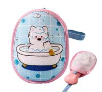Pochette à Savon Solide Nettoyant Corps Exfoliant Doux | Sac moussant pour savon pour femmes, filles, adolescents, étudiants, hommes, salle de bain, douche, dortoir universitaire