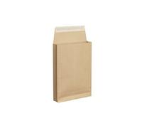 Pochette à soufflets kraft brun armé C4 130 gr - Paquet de 50 - Brun - La couronne