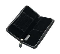 Pochette à stylo en cuir - Trousse de papeterie vintage avec 3 emplacements | Pochette pour stylo plume - pour la maison, le travail, l'école, l'étude, les artistes, le dessin, le journal, les croquis