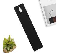 Pochette à stylo pour ordinateur portable, journaux, pochette à stylo | Étui amovible réglable pour classeurs de voyage, planificateurs, lieu de travail, journaux à couverture rigide, Style long noir