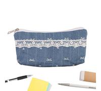 Pochette à stylos simple en forme de fleur, sac léger pour marqueur, pochette de rangement pour papeterie, applications multiples, pratique à utiliser, 19 cm, pour l'école, le collège, les devoirs