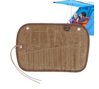 Pochette à ustensiles portable, réutilisable, rangement multi-emplacements, sac d'argenterie extérieur, porte-ustensiles de camping, rangement multi-fentes à suspendre pour ustensiles de camping