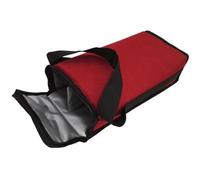 Pochette à Vin Portable Compartimentée, Isotherme, Oxford Rouge | Cadeaux et Déplacements en Voiture, Capacité Renforcée, Réutilisable, Style Simple et Généreux
