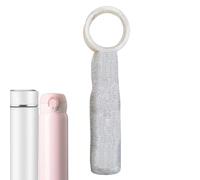 Pochette à vin - Porte-bouteille de 750 ml, porte-bouteille de vin isolant en résine, sac à en filet élastique avec strass brillants | Sacs portatifs de transporteur de tasse de poignée tissée à l