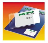 10 Pochettes Perforées Transparentes Pour Cartes De Visite - A4 - Viquel