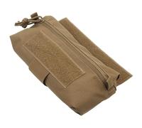 Pochette Abdominale Tactique Adhésive avec Fermeture À Crochet et Boucle, Support de Garrot pour Gilet Thoracique(Brown)