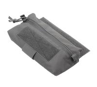 Pochette Abdominale Tactique Adhésive avec Fermeture À Crochet et Boucle, Support de Garrot pour Gilet Thoracique(Gray)
